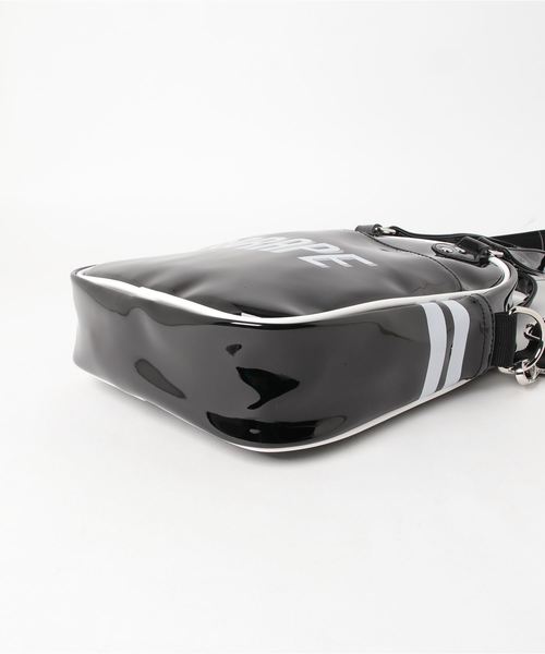 WEGO（ウィゴー）の「DISPARK/2wayハンドルロゴショルダーバッグ（ショルダーバッグ・レディース・ブラック/ホワイト系その他・FREE）」の4枚目の写真