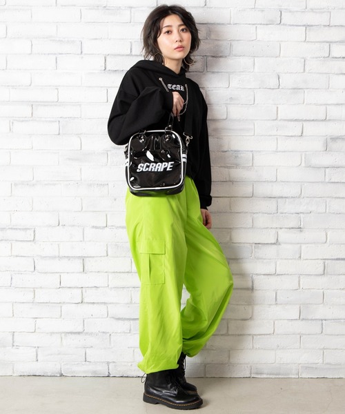 WEGO（ウィゴー）の「DISPARK/2wayハンドルロゴショルダーバッグ（ショルダーバッグ・レディース・ブラック/ホワイト系その他・FREE）」の8枚目の写真