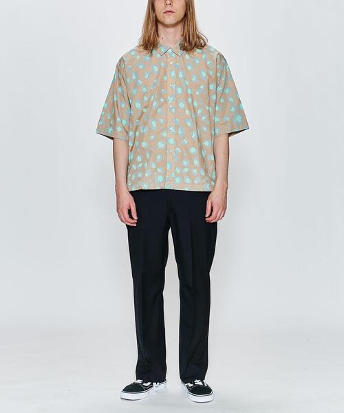JieDa ジエダ レオパード シャツ 半袖 裾ドロスト 1 20SS メンズ Jieda（ジエダ）の「＜JieDa＞ LEOPARD SS SHT/シャツ（シャツ