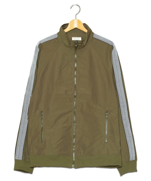 ONE DAY KMC (ワンデイケーエムシー)の「STEEL BROWN / ロクヨンクロス トラックJKT(ナイロンジャケット・メンズ・ブラック/ベージュ/パープル/ネイビー/ブラウン/グレー/オリーブ・MEDIUM/LARGE/X-LARGE)」の5枚目の写真