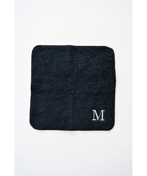 BIRTHDAY BAR（バースデイバー）の「アルファベット刺繍 タオルハンカチ ブラック（ハンカチ/ハンドタオル・レディース・Y/S/T/K/A/M/R/H/N/C・フリー）」の15枚目の写真