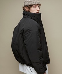 EMMA CLOTHES | オーバーサイズ スタンドカラー リングZIP ストリング エコダウンジャケット EMMA CLOTHES 2020-2021WINTER(ダウンジャケット/コート)