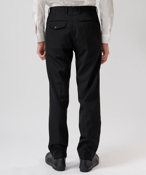 【STUDIOUS】グランピアテーパードセットアップススラックス ATTACHMENT スラックス STUDIOUS別注 2Tuck Wide Tapered Slacks