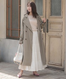 KOBE LETTUCE | ツイルオーバーサイズトレンチコート(トレンチコート)