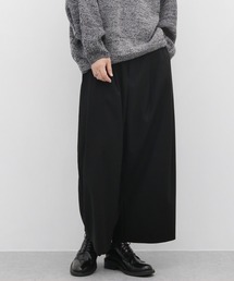 ワイドクロップドパンツ