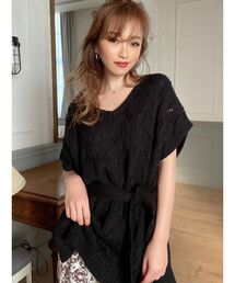 RESEXXY | ケーブルニットベスト(ニット/セーター)