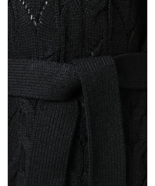 RESEXXY(リゼクシー)の「ケーブルニットベスト(ニット/セーター・レディース・ブラック/ベージュ/オフホワイト・FREE)」の9枚目の写真