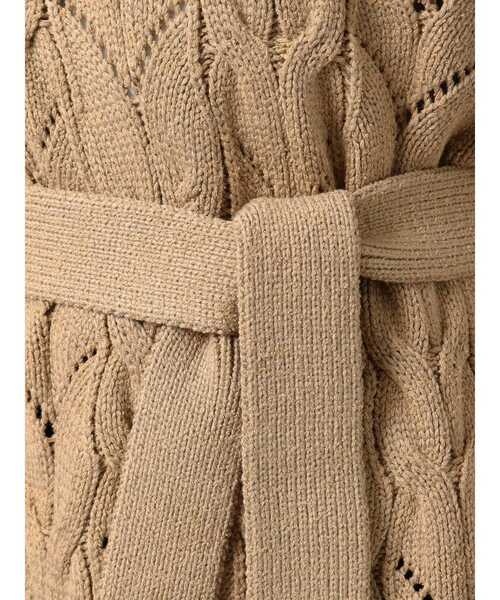 RESEXXY(リゼクシー)の「ケーブルニットベスト(ニット/セーター・レディース・ブラック/ベージュ/オフホワイト・FREE)」の10枚目の写真