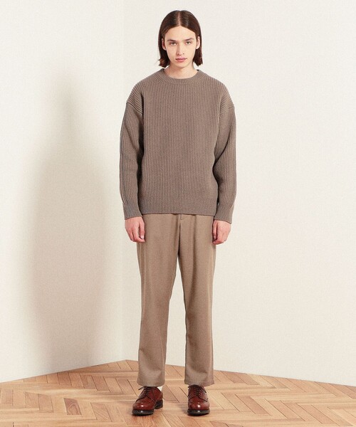 セール】ウールサキソニー テーパードパンツ（その他パンツ