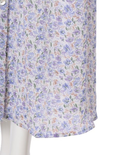 fifth（フィフス）の「小花柄2wayウエストマークワンピース（ワンピース・レディース・イエロー/ブルー・MEDIUM）」の9枚目の写真