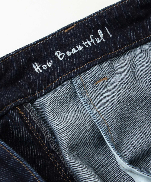 LBC（エルビーシー）の「LBCデニムバギーパンツ（デニムパンツ・レディース・ネイビー/ブルー/ベージュ/ダークグレー/オフホワイト・M/L）」の12枚目の写真