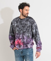 Guess | Anselm Tie-Dye Crew-Neck Fleece Sweat(スウェット)