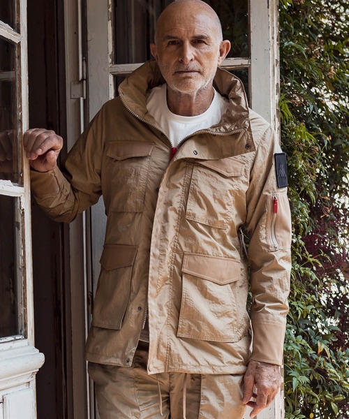 Kappa(カッパ)の「Kappa(カッパ)M-65ミリタリージャケット(ミリタリージャケット・メンズ・ブラック/ベージュ/カーキ・S/M/L)」の2枚目の写真