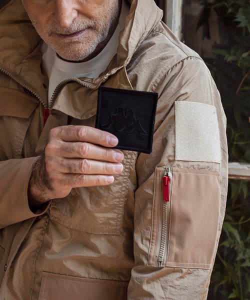 Kappa(カッパ)の「Kappa(カッパ)M-65ミリタリージャケット(ミリタリージャケット・メンズ・ブラック/ベージュ/カーキ・S/M/L)」の8枚目の写真