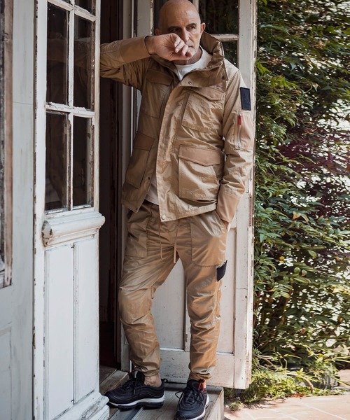 Kappa(カッパ)の「Kappa(カッパ)M-65ミリタリージャケット(ミリタリージャケット・メンズ・ブラック/ベージュ/カーキ・S/M/L)」の12枚目の写真