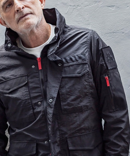 Kappa(カッパ)の「Kappa(カッパ)M-65ミリタリージャケット(ミリタリージャケット・メンズ・ブラック/ベージュ/カーキ・S/M/L)」の20枚目の写真