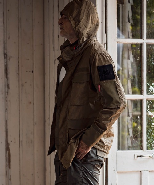 Kappa(カッパ)の「Kappa(カッパ)M-65ミリタリージャケット(ミリタリージャケット・メンズ・ブラック/ベージュ/カーキ・S/M/L)」の22枚目の写真