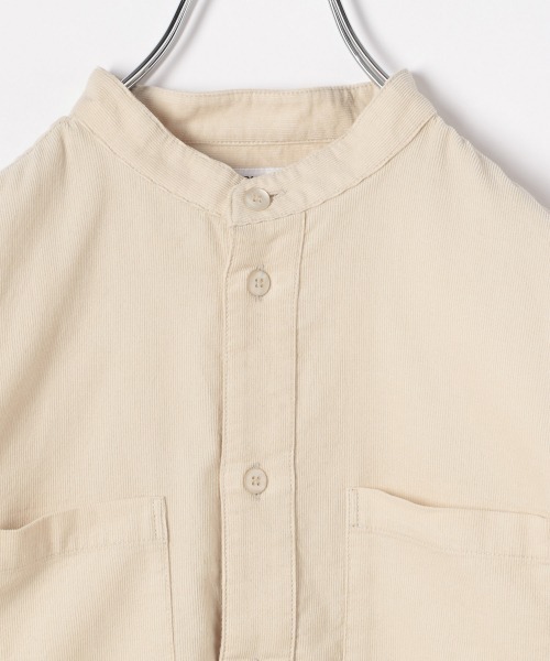 GLOBAL WORK（グローバルワーク）の「【キッズ】ソフトコーデュロイシャツ/896437（シャツ/ブラウス・キッズ・ライトブルー/ホワイト系その他2・110cm/100cm/120cm/130cm/140cm）」の4枚目の写真