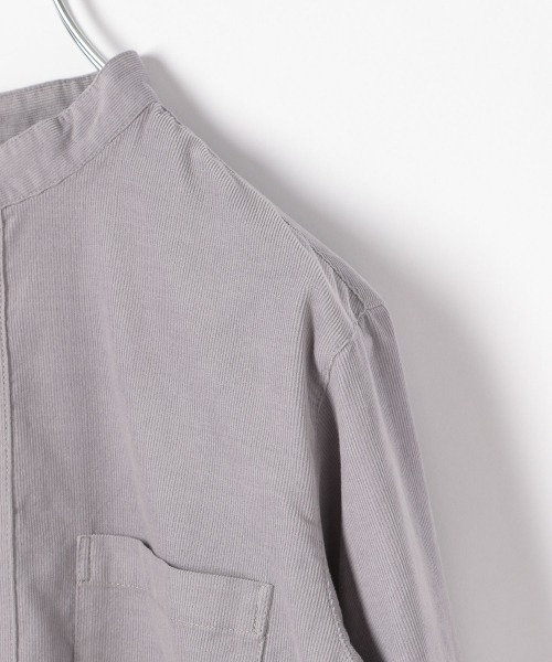 GLOBAL WORK（グローバルワーク）の「【キッズ】ソフトコーデュロイシャツ/896437（シャツ/ブラウス・キッズ・ライトブルー/ホワイト系その他2・110cm/100cm/120cm/130cm/140cm）」の8枚目の写真