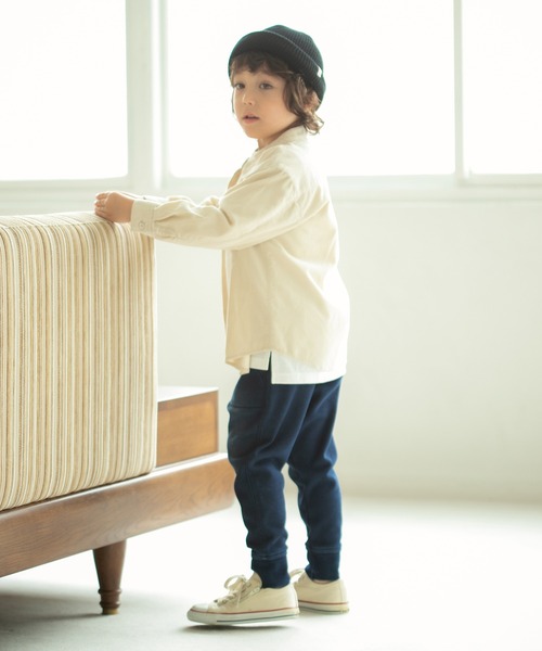GLOBAL WORK（グローバルワーク）の「【キッズ】ソフトコーデュロイシャツ/896437（シャツ/ブラウス・キッズ・ライトブルー/ホワイト系その他2・110cm/100cm/120cm/130cm/140cm）」の16枚目の写真