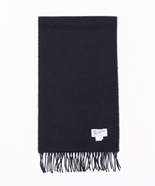 【men's】Johnstons of Elgin/ジョンストンズオブエルガン カシミヤマフラー 180×25 WA16
