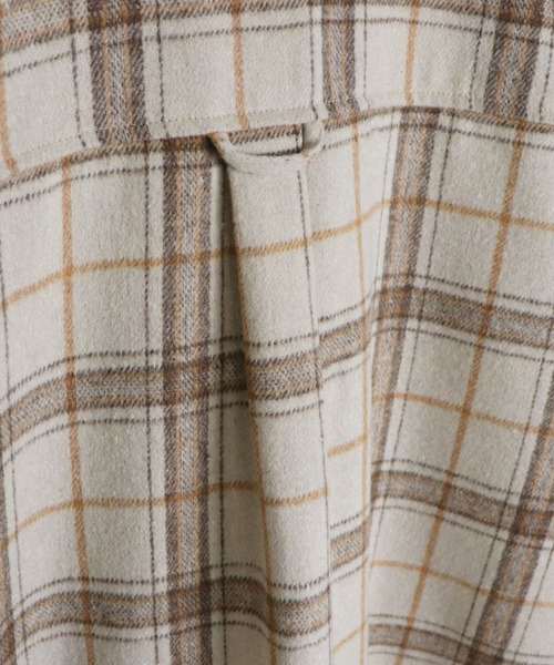ILL'S（イルズ）の「ILL'S / イルズ クラシックチェックビッグCPOジャケット（その他アウター・メンズ・ホワイト/ベージュ/ブルー・M/L）」の14枚目の写真