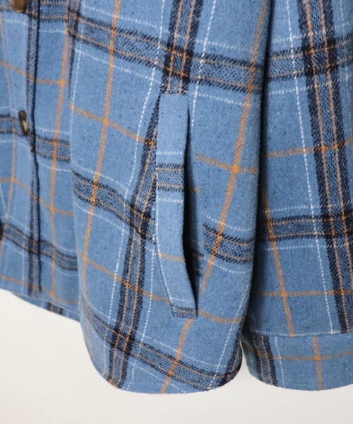 ILL'S（イルズ）の「ILL'S / イルズ クラシックチェックビッグCPOジャケット（その他アウター・メンズ・ホワイト/ベージュ/ブルー・M/L）」の22枚目の写真