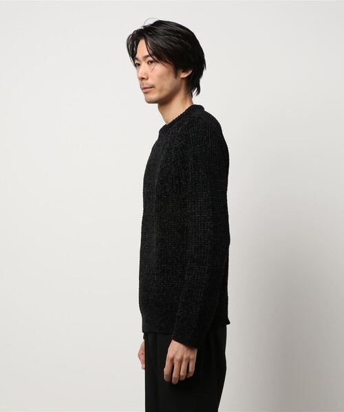 Blue Standard (ブルースタンダード)の「【BLUE STANDARD】モールアゼアミクルーニット/セーター(ニット/セーター・メンズ・ホワイト/ライトブルー/ブラック・MEDIUM/LARGE/X-LARGE)」の5枚目の写真