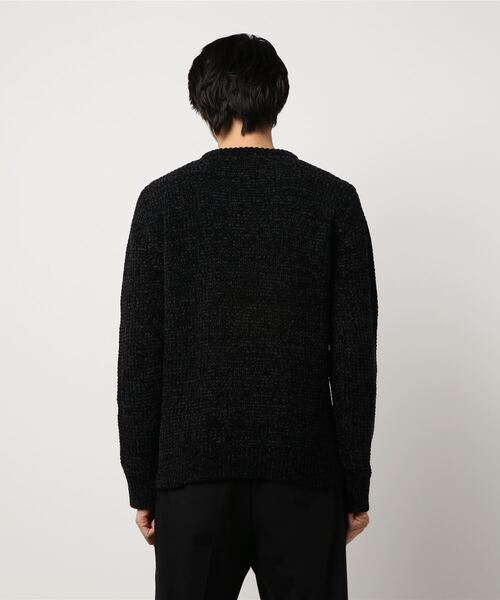 Blue Standard (ブルースタンダード)の「【BLUE STANDARD】モールアゼアミクルーニット/セーター(ニット/セーター・メンズ・ホワイト/ライトブルー/ブラック・MEDIUM/LARGE/X-LARGE)」の4枚目の写真