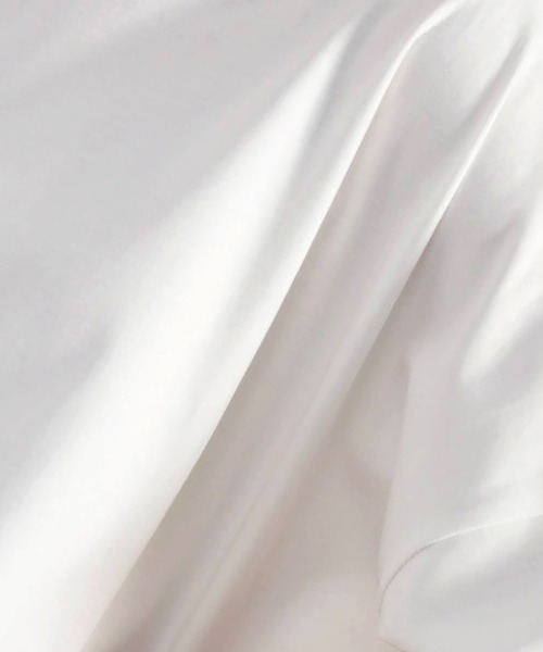 綿100％、さらり滑らか。華奢見せ、ルーズプルオーバー