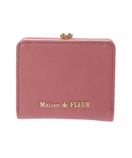 Maison de FLEUR メゾンドフルール 財布 ミニ財布 メゾン ド フルール Maison de FLEUR メッセージレターミニ