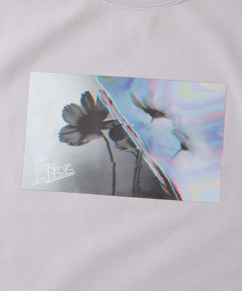 NILWAY（ニルウェイ）の「【-ERROR-】フラワーグラフィックプリントビッグTシャツ（Tシャツ/カットソー・メンズ・ライトグレー/ホワイト/ブラック/ホワイト系/ブラック系/ライトグレー系/ブルー系/ブルーグレー・MEDIUM/LARGE）」の6枚目の写真