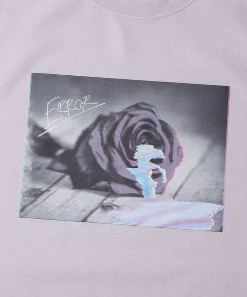 NILWAY（ニルウェイ）の「【-ERROR-】フラワーグラフィックプリントビッグTシャツ（Tシャツ/カットソー・メンズ・ライトグレー/ホワイト/ブラック/ホワイト系/ブラック系/ライトグレー系/ブルー系/ブルーグレー・MEDIUM/LARGE）」の14枚目の写真