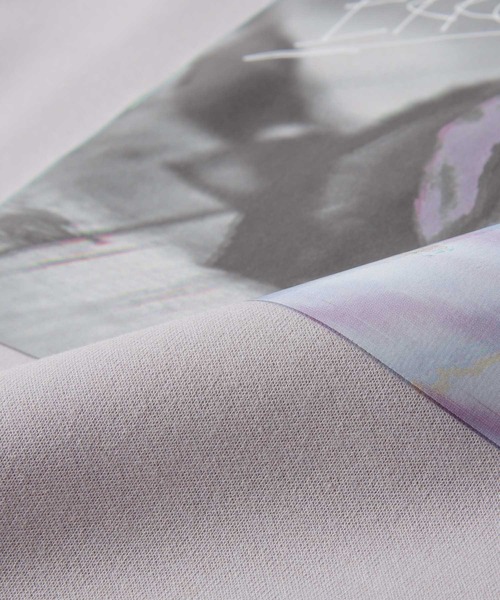 NILWAY（ニルウェイ）の「【-ERROR-】フラワーグラフィックプリントビッグTシャツ（Tシャツ/カットソー・メンズ・ライトグレー/ホワイト/ブラック/ホワイト系/ブラック系/ライトグレー系/ブルー系/ブルーグレー・MEDIUM/LARGE）」の15枚目の写真