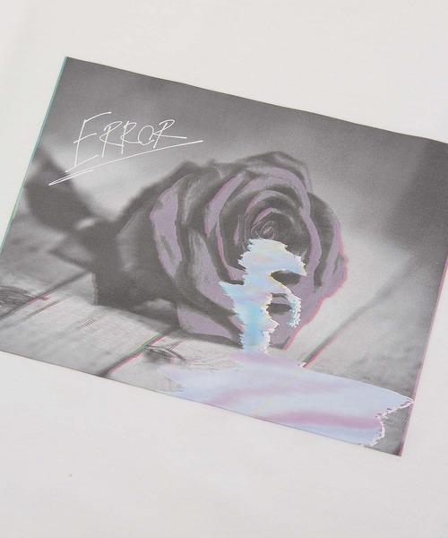 NILWAY（ニルウェイ）の「【-ERROR-】フラワーグラフィックプリントビッグTシャツ（Tシャツ/カットソー・メンズ・ライトグレー/ホワイト/ブラック/ホワイト系/ブラック系/ライトグレー系/ブルー系/ブルーグレー・MEDIUM/LARGE）」の22枚目の写真