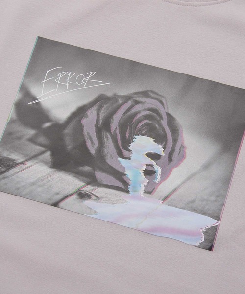 NILWAY（ニルウェイ）の「【-ERROR-】フラワーグラフィックプリントビッグTシャツ（Tシャツ/カットソー・メンズ・ライトグレー/ホワイト/ブラック/ホワイト系/ブラック系/ライトグレー系/ブルー系/ブルーグレー・MEDIUM/LARGE）」の17枚目の写真