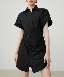 【Fano Studios】Twist design shirts dress FX20L194