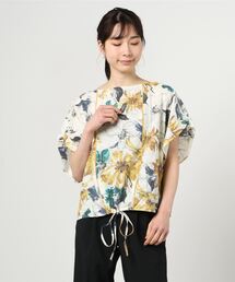 HAVE A NICE TRIP / ハヴァナイストリップ　フラワーペインティングボリュームブルゾン