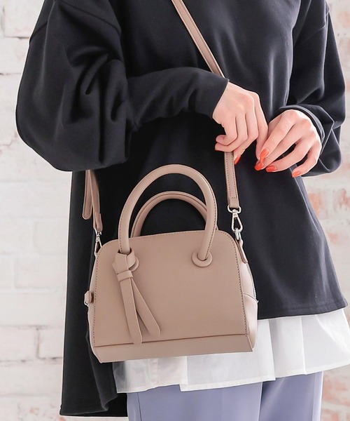 KOBE LETTUCE（コウベレタス）の「2wayミニスクエアボストンバッグ（ボストンバッグ・レディース・ホワイト/ミント/ブラウン系その他/ブラック・FREE）」の3枚目の写真