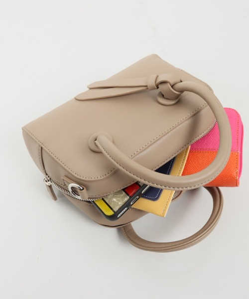 KOBE LETTUCE（コウベレタス）の「2wayミニスクエアボストンバッグ（ボストンバッグ・レディース・ホワイト/ミント/ブラウン系その他/ブラック・FREE）」の15枚目の写真