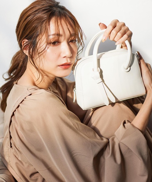 KOBE LETTUCE（コウベレタス）の「2wayミニスクエアボストンバッグ（ボストンバッグ・レディース・ホワイト/ミント/ブラウン系その他/ブラック・FREE）」の18枚目の写真