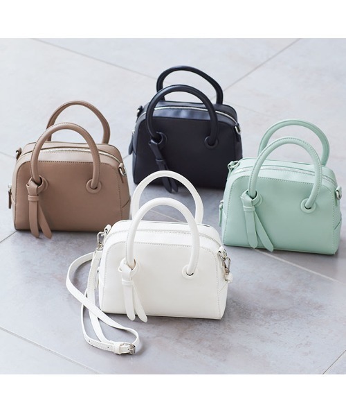 KOBE LETTUCE（コウベレタス）の「2wayミニスクエアボストンバッグ（ボストンバッグ・レディース・ホワイト/ミント/ブラウン系その他/ブラック・FREE）」の17枚目の写真