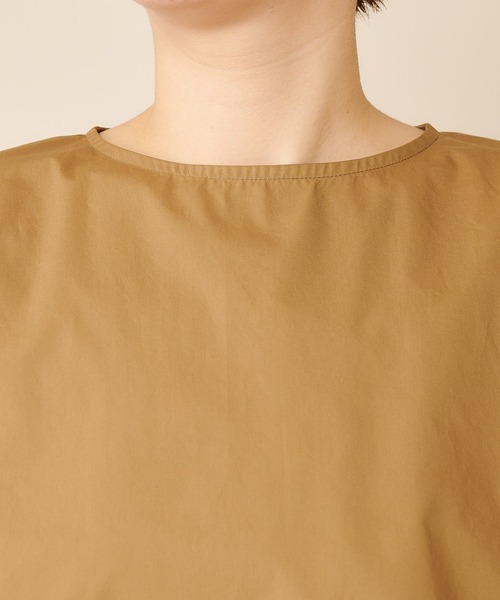 SHENERY（シーナリー）の「パフスリーブロングカフスブラウス（Tシャツ/カットソー・レディース・オフホワイト/ブラック/キャメル・FREE）」の12枚目の写真