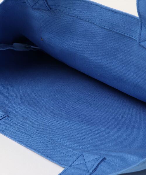 NOSTALGICA（ノスタルジカ）の「【 PEANUTS / NOSTALGICA 】 スヌーピー ポケット付カラートート（トートバッグ・レディース・オレンジ/ダークブルー・FREE）」の7枚目の写真