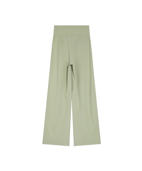 UNSPOKEN（アンスポクン）の「【UNSPOKEN】Color wide pants UQ20K017（スラックス・レディース・ライトグリーン/ライトパープル/ダークグレー/ベージュ/アイボリー・S/L/M）」の12枚目の写真