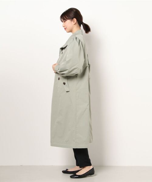 kivi（キヴィ）の「スタンドカラートレンチコート（トレンチコート・レディース・グリーン/ベージュ/ブルー・FREE）」の6枚目の写真