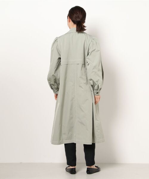 kivi（キヴィ）の「スタンドカラートレンチコート（トレンチコート・レディース・グリーン/ベージュ/ブルー・FREE）」の4枚目の写真