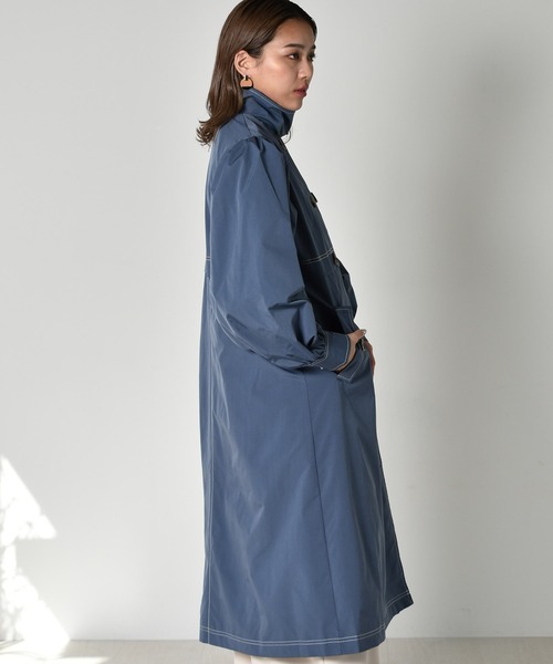 kivi（キヴィ）の「スタンドカラートレンチコート（トレンチコート・レディース・グリーン/ベージュ/ブルー・FREE）」の18枚目の写真