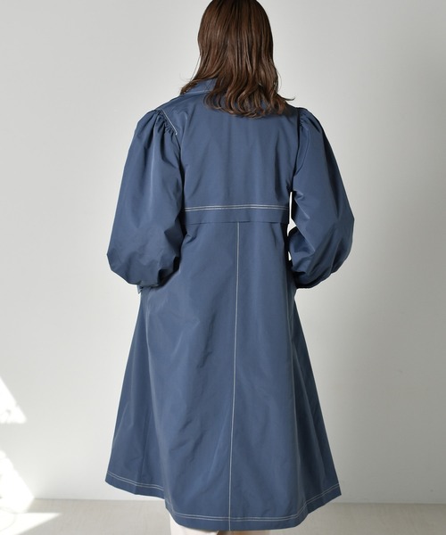 kivi（キヴィ）の「スタンドカラートレンチコート（トレンチコート・レディース・グリーン/ベージュ/ブルー・FREE）」の19枚目の写真