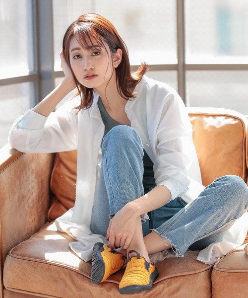 GERRY（ジェリー）の「キルティングモックシューズ（スニーカー・レディース・ブラック/カーキ/ベージュ/イエロー・LL/S/M/L）」の8枚目の写真